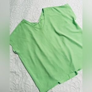 Neon green top